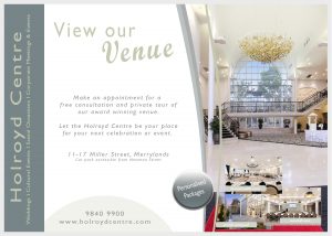 View our Venue the award winning Holroyd Centre